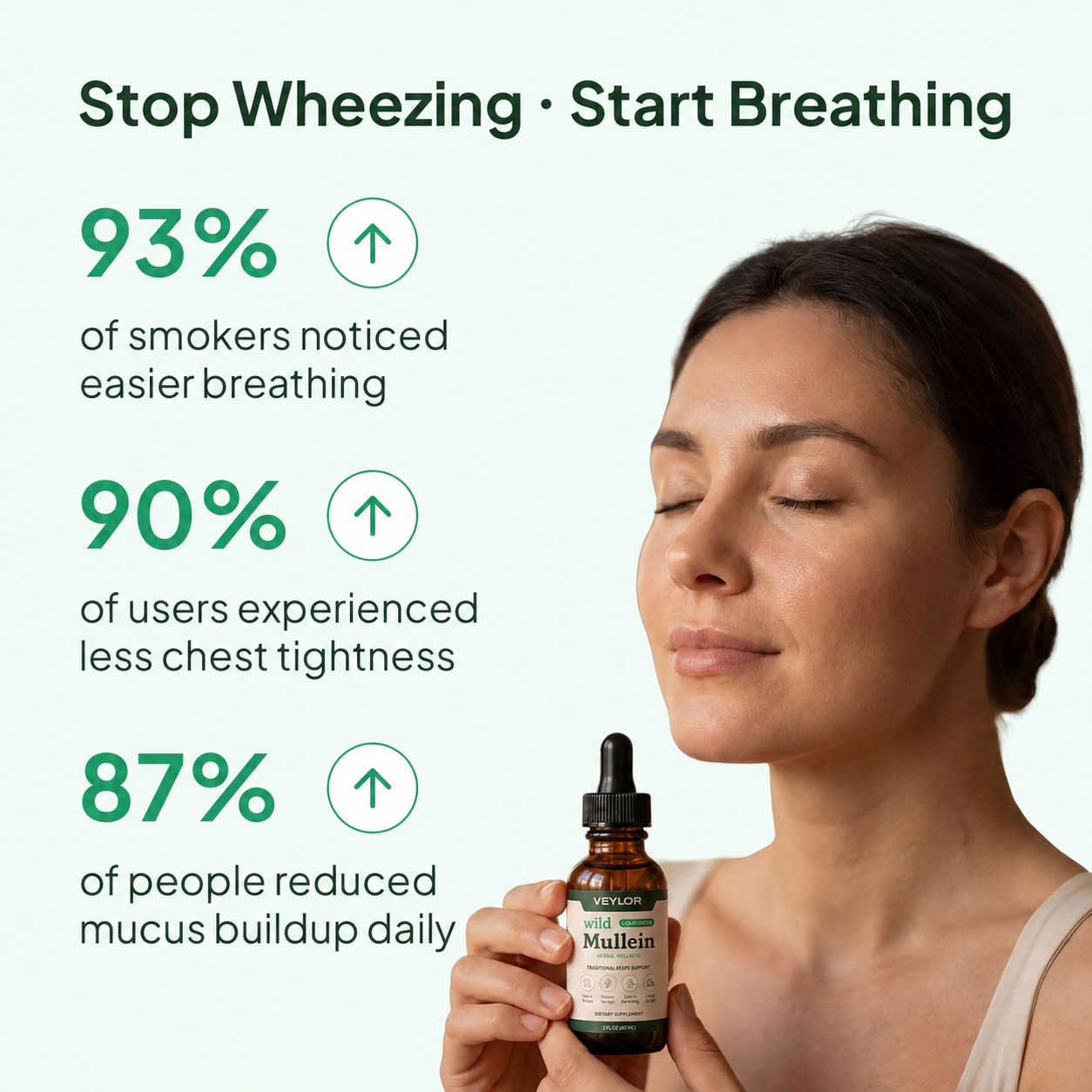Veylor Mullein Drops breathing and mucus benefits