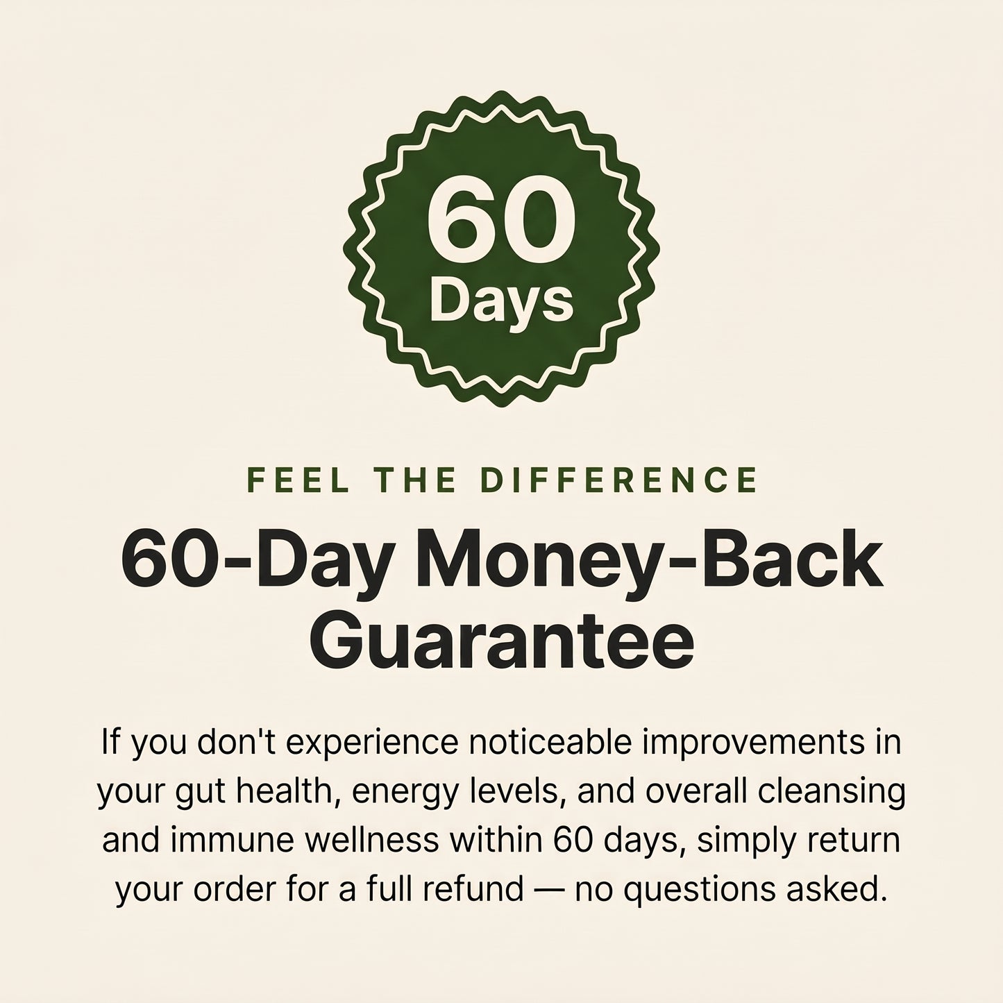 Veylor 60-day money-back guarantee