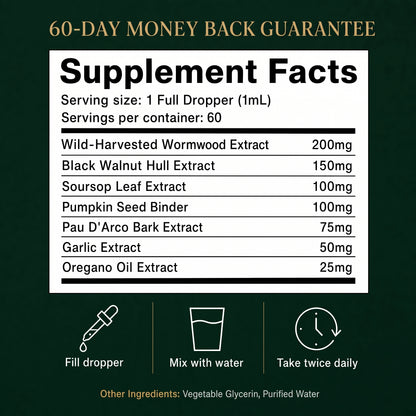 Veylor Deep Cleanse supplement facts and directions