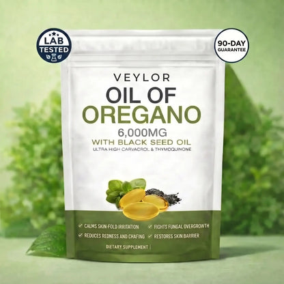 VEYLOR OREGANO & BLACK SEED OIL - FOR INTERTRIGO & CALM SKIN FOLDS