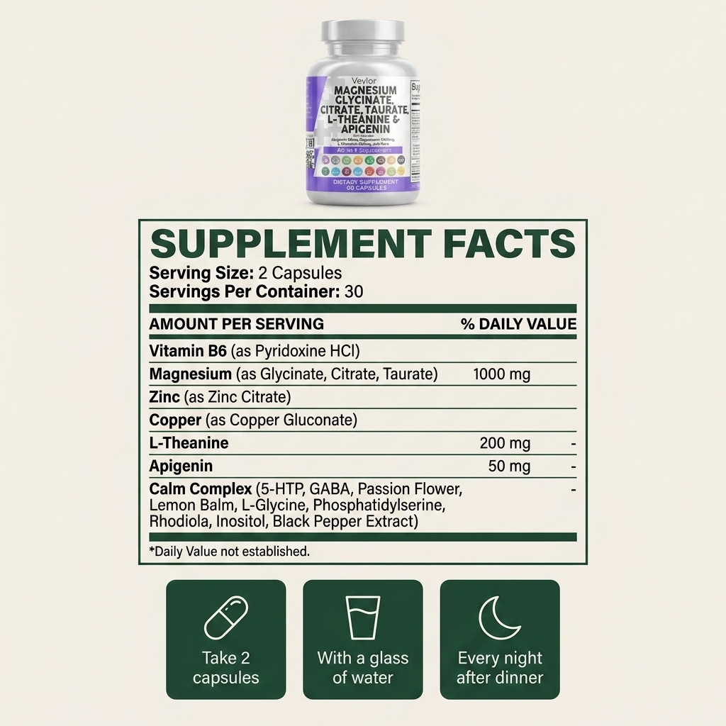 Supplement facts and how to take it